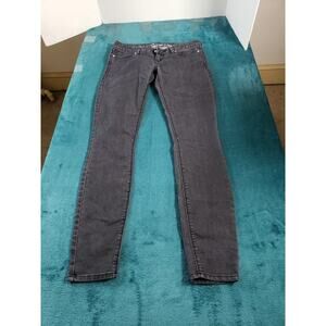 Express Jeans Size 2 Womens GrayPants Stretch Low Rise Zelda Jegging Slim